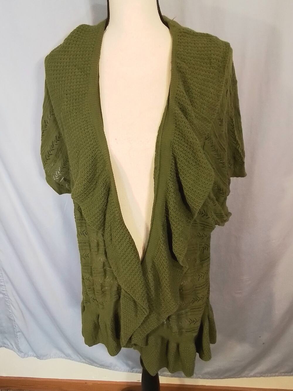 Lane Bryant, green sweater